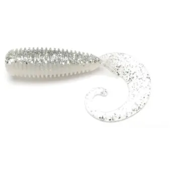 Lunker City Monkey Grub 4" 132 Ice Shad Lunker City Monkey Grub 4" 132 Ice Shad