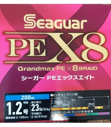 Seaguar Grandmax PE X8 200m - 1.2 23lb