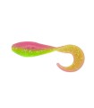 Bass Assassin Curly Shad 2" - Electric Chicken