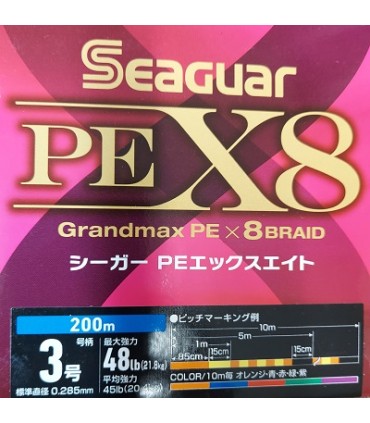 Seaguar Grandmax PE X8 300m - 4.0 62lb
