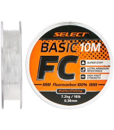 Select FC Basic 100% Fluorocarbon 10M 8.2kg, 0.4mm