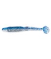 Lunker City Swimmin Ribster 4" 10cm Blue Ice