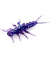 FishUp Stonefly 0.75″ - Dark Violet/Peacock & Silver